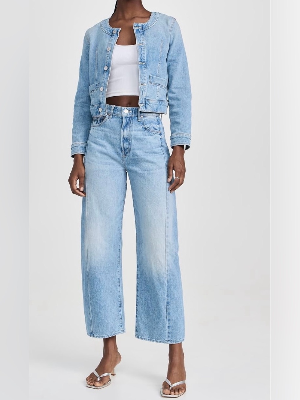 MOTHER The Half Pipe Flood Jeans - Material Girl - Size 28